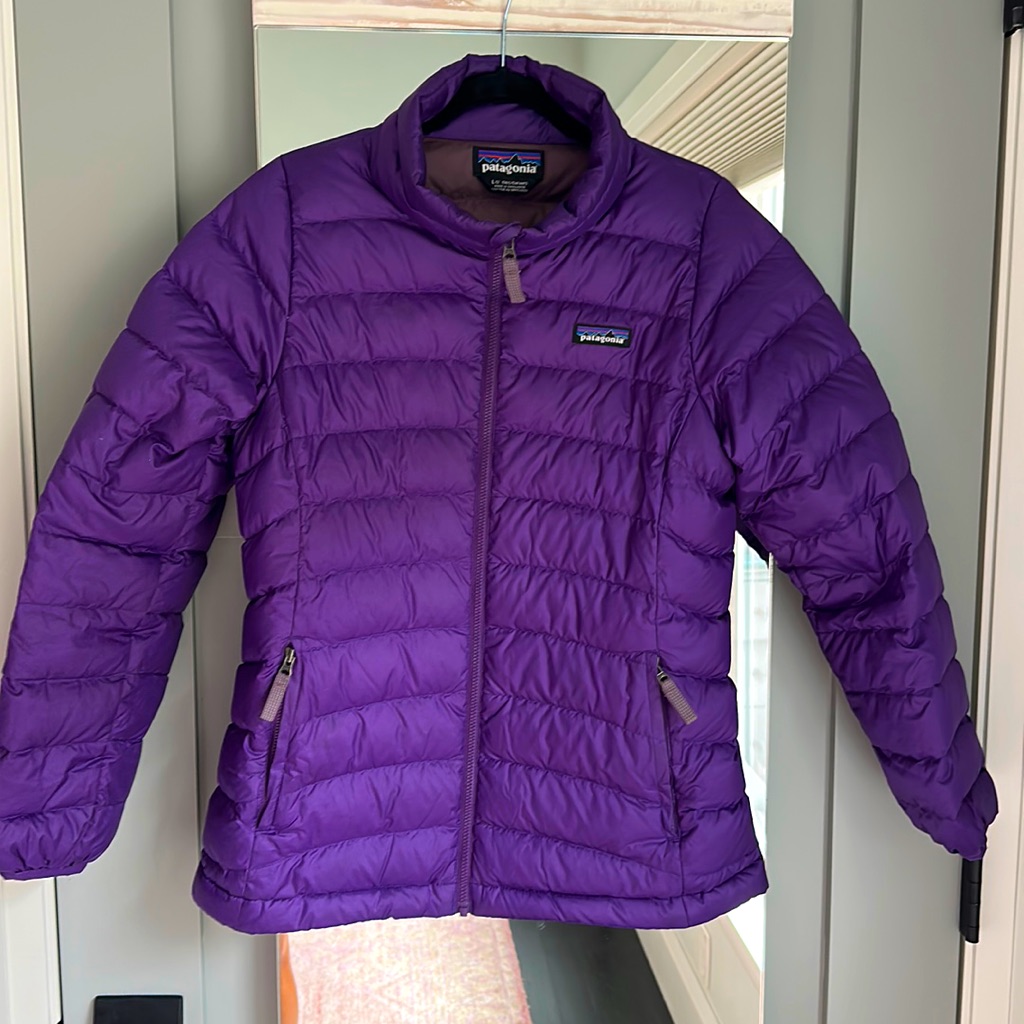 Girls Patagonia Down Sweater Puffer Jacket